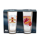 Iowa State University 16oz Glass pint, Set of 2
