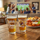 Washington Commanders 16oz Glass pint, Set of 2