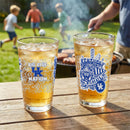 University of Kentucky 16oz Glass pint, Set of 2