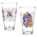 Louisiana State University 16oz Glass pint, Set of 2