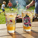 Arizona Cardinals 16oz Glass pint, Set of 2
