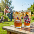 Arizona Cardinals 16oz Glass pint, Set of 2