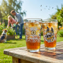 Boston Bruins 16oz Glass pint, Set of 2