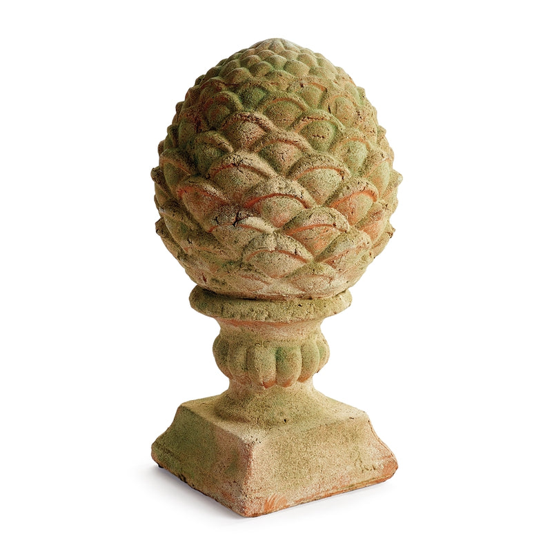 Napa Home Garden, WEATHERED GARDEN PINECONE FINIAL,dj224