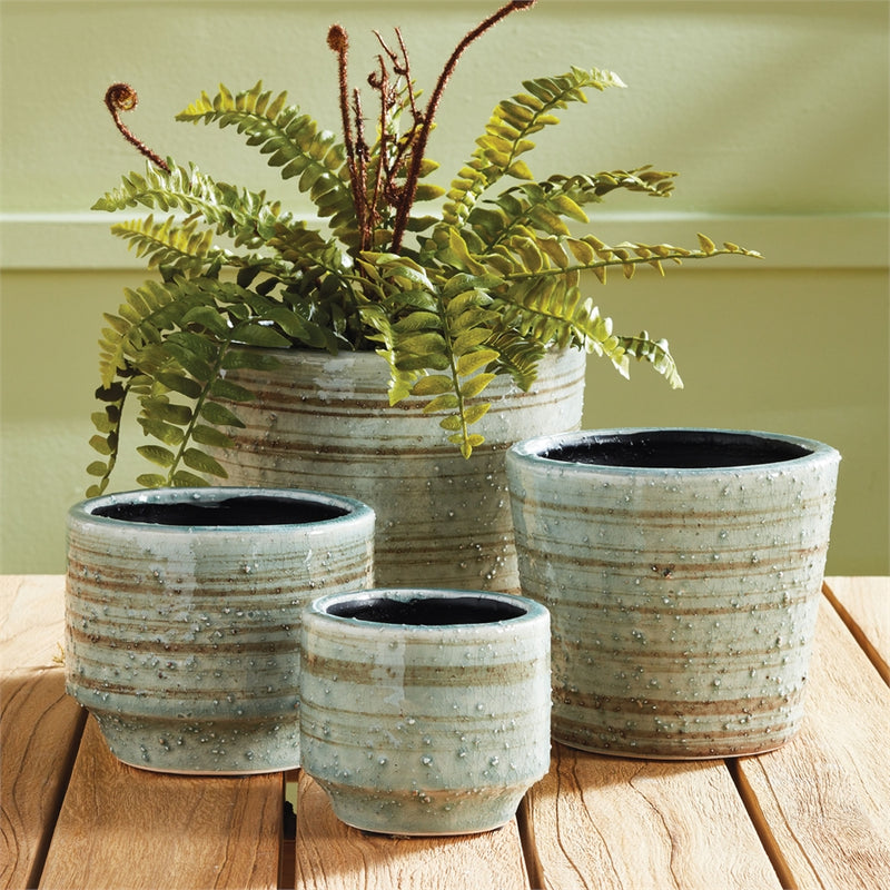 Napa Home Garden, FINCH POTS ,SET OF 2,dj423gr