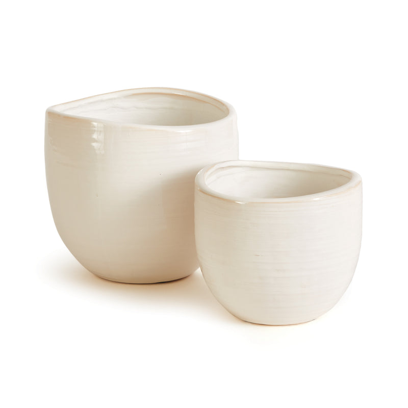 NAPA Home & Garden, BRYN POTS, SET OF 2,DJ430WH