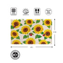 Sunflower Burst Embossed Mat
