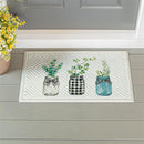 Welcome Farmhouse Jar Trio Embossed Mat