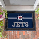 Winnipeg Jets Embossed Mat, Cross Hatch