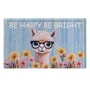 Floral Llama Embossed Mat