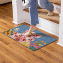 Hillside Pasture Pigs Embossed Mat