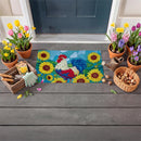 Sunflower Rooster Embossed Mat