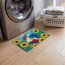 Sunflower Rooster Embossed Mat
