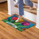 Stained-Glass Tulips Embossed Mat