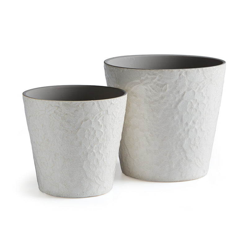 NAPA Home & Garden, POSY POTS, SET OF 2,EN137WH