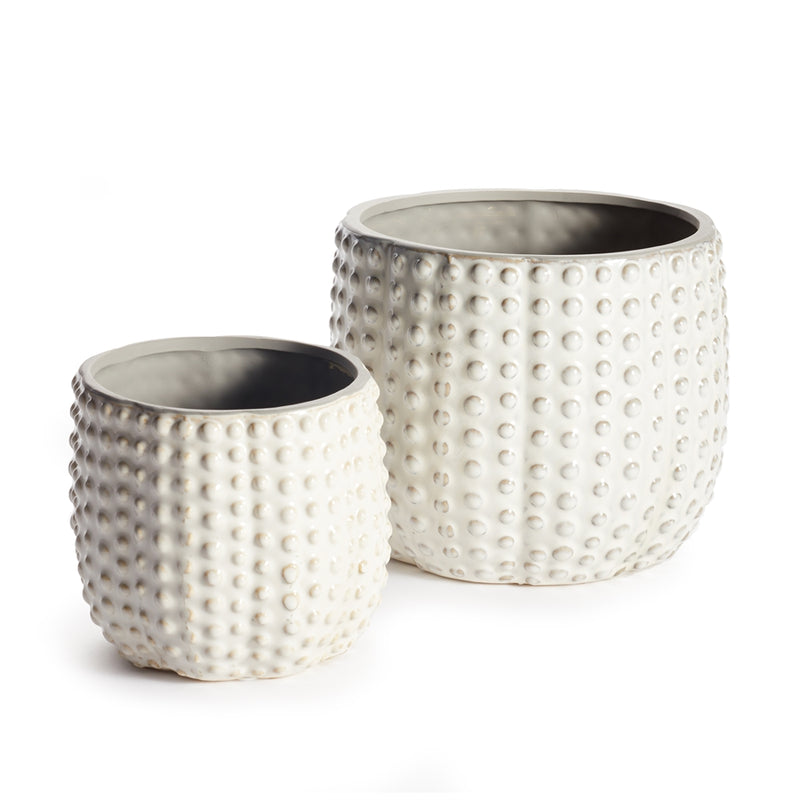 Napa Home Garden, URCHIN POTS ,SET OF 2 CREAM,en162cr