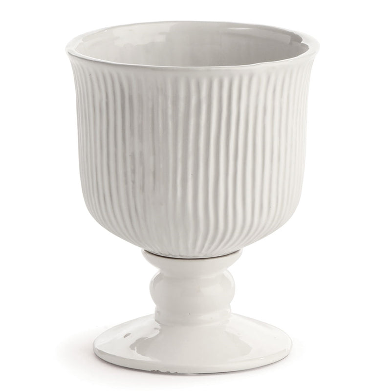 Napa Home Garden, SINCLAIR 8.5" FOOTED URN WHT,f5051sw