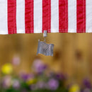 Metal Weighted Flag Clip, American Flag