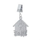 Metal Weighted Flag Clip, Birdhouse
