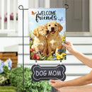 Garden Flag Fabric Sign, Dog Bones