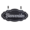 Garden Fabric Flag Sign "Bienvenue"
