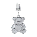 Metal Weighted Flag Clip, Teddy Bear