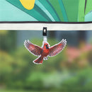 Fabric Weighted Flag Clip, Cardinal