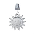 Metal Weighted Flag Clip, Sun