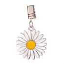Metal Weighted Enamel Flag Clip, Daisy
