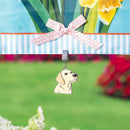 Metal Weighted Enamel Flag Clip, Dog