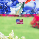 Metal Weighted Enamel Flag Clip, American Flag