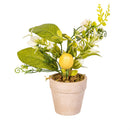 Hop Into Spring Faux Floral Table Decor, Easter Egg Mini Artificial, 8.3", Wooden Crate