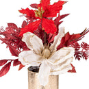 Feels Like the Holidays Faux Floral Table Decor, 13"H