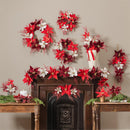 Feels Like the Holidays Faux Floral Table Decor, 13"H