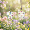 Hop Into Spring Garden Bell, Metal Printed Bell, 6", Asst of 2