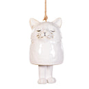 Cottage Garden Garden Bell, Ceramic Cat, 7.28"H