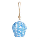 Seaside Retreat Garden Bell, Metal Printed Bell, 6", Asst of 2