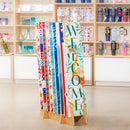 Porch Leaner Display, Holds 9x 46"pc
