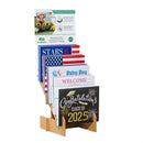 Yard Sign Display with Header Card, Holds 30pc