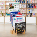 Yard Sign Display with Header Card, Holds 30pc
