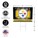 Pittsburgh Steelers Yard Sign, Patriotic
