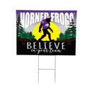 Texas Christian University Yard Sign, Bigfoot