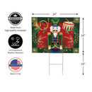 Twas The Night Nutcracker Yard Sign, 24"x18"
