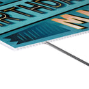 This Calls For Cake Yard Sign with H-Stake, "Happy Birthday Man!", 24"x18"