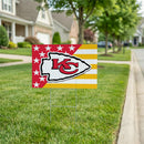 Kansas City Chiefs Stars & Stripes Yard Sign