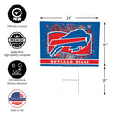 Buffalo Bills Yard Sign, Patriotic