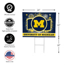 University Of Michigan Yard Sign, Patriotic