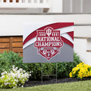 Indiana University, Div 1 Champs, Cororplast Yard Sign