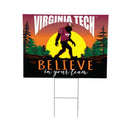 Virginia Tech Yard Sign, Bigfoot
