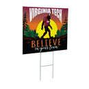 Virginia Tech Yard Sign, Bigfoot
